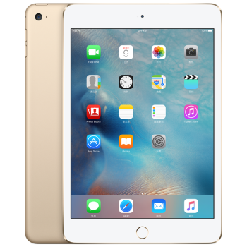 Apple iPad mini 4 平板电脑 7.9英寸（16G WLAN版/A8芯片/Retina显示屏/Touch ID技术 MK6L2CH）金色