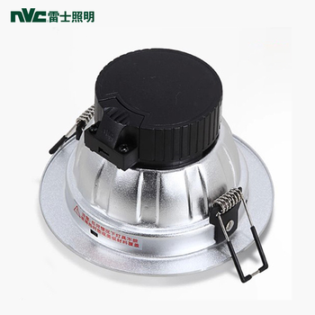 雷士照明NVC LED筒灯射灯 一体化防雾护眼天花灯具 过道客厅吊顶灯 砂银面罩 暖白