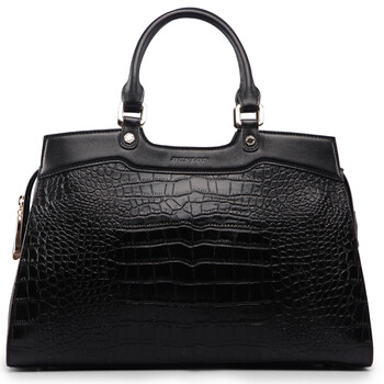 dunlop登路普<em>鳄鱼</em>纹女包欧美牛皮手提<em>包</em>职业女