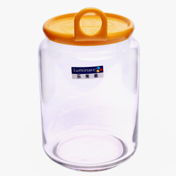 
                                        
                                                                                乐美雅 Luminarc 圆舞曲笑脸 无铅玻璃储物罐密封瓶保鲜罐 0.5L+0.75L+1L三件套                