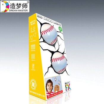 
                                        造梦师现代卧室灯具楼梯过道美式创意圆球壁灯LED灯儿童房小夜灯                