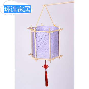 新年元宵灯笼 节日手提宫灯仿古中式灯笼儿童手工diy古典纸灯笼