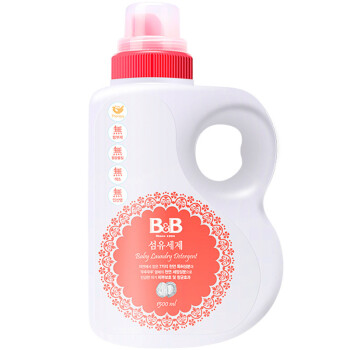 【京东超市】保宁（B&B）婴儿洗衣液 纤维洗涤剂香草植物配方1500ml