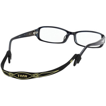 泰昂运动眼镜固定带 眼镜扣防滑绳耳勾固定眼镜绳眼镜链子 羽毛球篮球户外健身打球 眼镜带 黑色