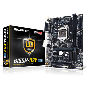 技嘉(Gigabyte)B150M-D3V 1151针 B150主板  DDR4内存