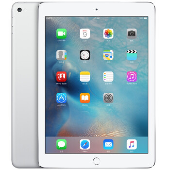 Apple iPad Air 2 平板电脑 9.7英寸（64G WLAN版/A8X 芯片/Retina显示屏/Touch ID技术 MGKM2CH）银色