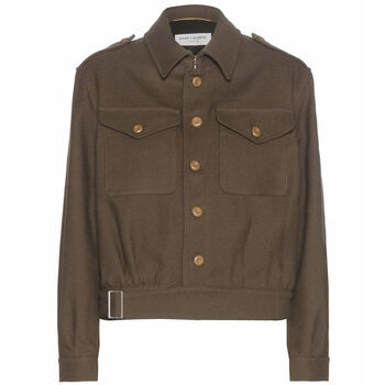 伊夫圣罗兰\/Saint Laurent 羊毛棉质夹克 图片色