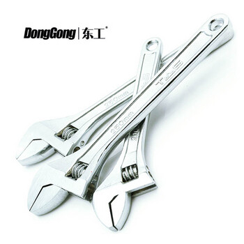 东工 活动扳手 活扳手 镀铬扳手 多规格活口扳手