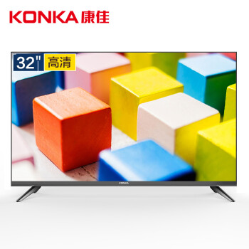 康佳(KONKA) LED32S2 32英寸 智能网络电视 64位33核 1GB+4GB内存 高清平板液晶电视机