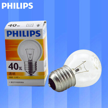 飞利浦PHILIPS 白炽灯泡 磨砂透明 230V220V可调光球泡 E27螺口 25w磨砂 白炽灯色(黄光)