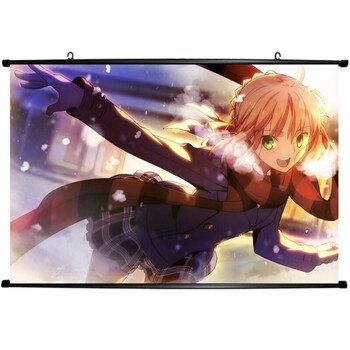 吾王saber fate zero 挂画海报壁纸卷轴画布画 二次元动漫周边 来图