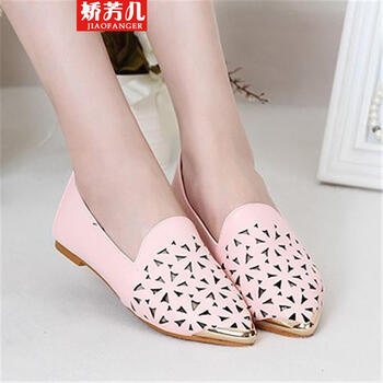 娇芳儿 2014时尚低帮秋款女鞋GB 粉红色 39