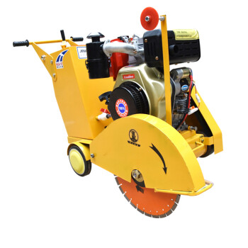 汽油柴油路面切割机500型混凝土切缝机开槽机 风冷柴油马路切割机