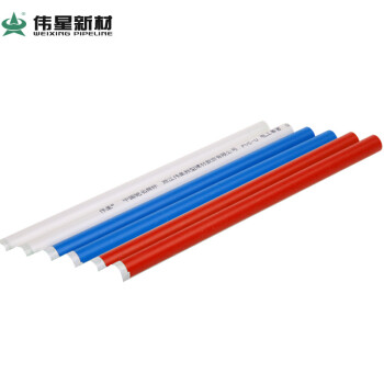 伟星PVC电线套管 穿线管 电工管 电线保护管 蓝色 1.5m/根 圆20