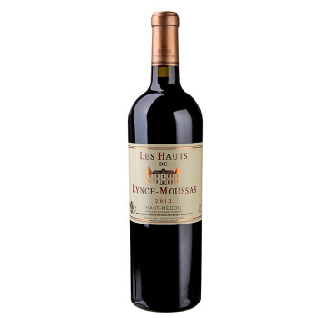 京东海外直采 法国进口 上梅多克 浪琴慕沙副牌干红葡萄酒2012年750ml Les Haute de Lynch Moussas
