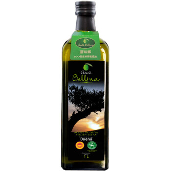 【京东超市】蓓琳娜（BELLINA）1000ml PDO特级初榨橄榄油 西班牙原装原瓶进口