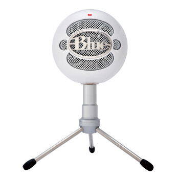 Blue Snowball-Ice 雪球USB电容麦克风  心形指向 即插即用 电脑K歌YY游戏唱吧录音 纹理白