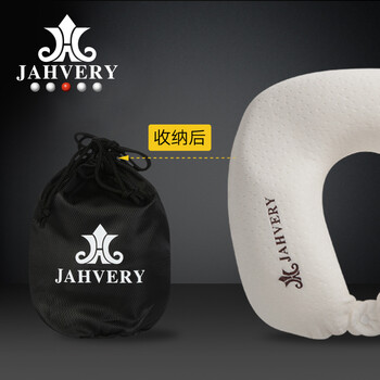 
                                                            JAHVERY嘉唯记忆枕头U型枕颈椎枕 旅行出国午睡乘机必备 飞行级护颈枕头 枕芯 经典飞行枕 D32/10CM                