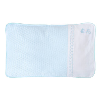 曲品婴幼儿童竹纤维荞麦决明子睡枕头6-24个月