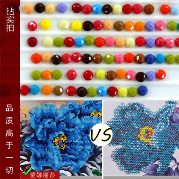 
                                                            皇家至尊蒙娜丽莎十字绣5D钻石画新款客厅贴钻画海豚钟表系列卡通钻石绣电表箱遮挡画玄关画 (棉线)48*48厘米【免费补线】                