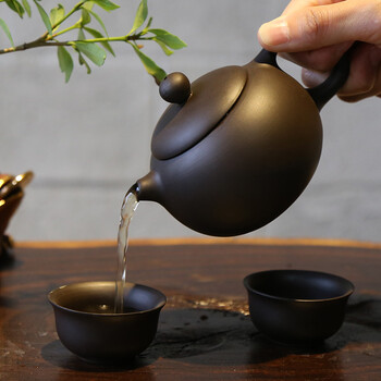 言艺茶具套装 紫砂西施功夫茶具16件套