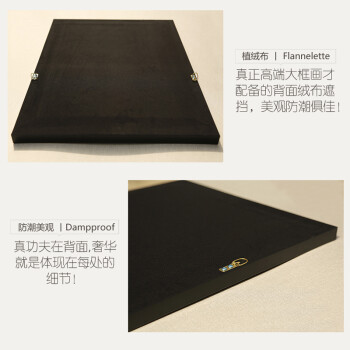 
                                        [大户人家]大框画世家 现代简约客厅装饰画 黑白复古墙壁画 餐厅挂画 沙发背景画 三张价格 65*65                