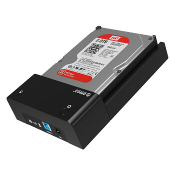奥睿科（ORICO）6518US3 USB3.0移动硬盘底座 通用2.5/3.5英寸SATA/SSD 黑色