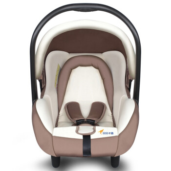 贝贝卡西婴儿提篮式儿童安全座椅新生儿宝宝汽车载摇篮0-4月-1岁【米色】