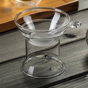 
                                                            美斯尼 玻璃茶漏 茶滤网 功夫茶道茶具 过滤器茶道配件                 