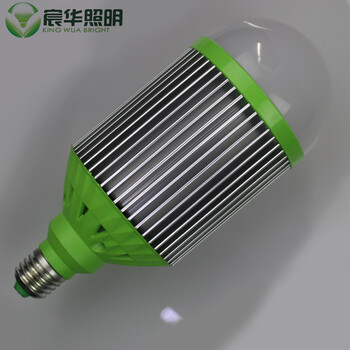 宸华照明led大功率球泡灯18W21W24W厂房车间超市照明灯泡e27螺口 LED灯 18W 白光