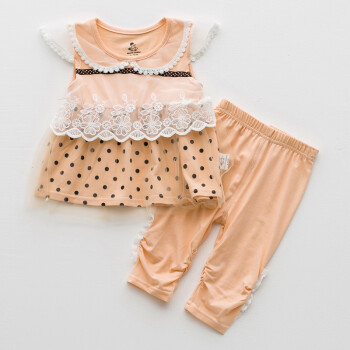 0-1岁女宝宝夏装 夏季裙子女童套装 婴儿衣服公