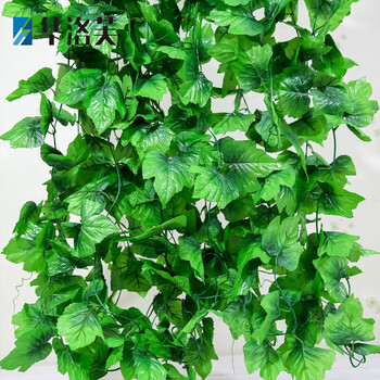 仿真藤条花藤假花藤蔓仿真葡萄叶树叶绿叶植物吊顶装饰藤条塑料花j 30