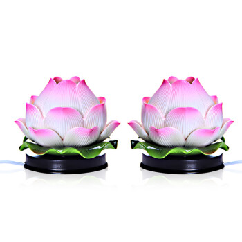 
                                        茗丰堂佛艺佛教用品供佛灯供奉陶瓷莲花灯佛供灯长明灯佛具                