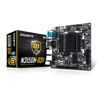 技嘉 (Gigabyte)GA-N3150N-D3V集成4核CPU迷你ITX工控小板