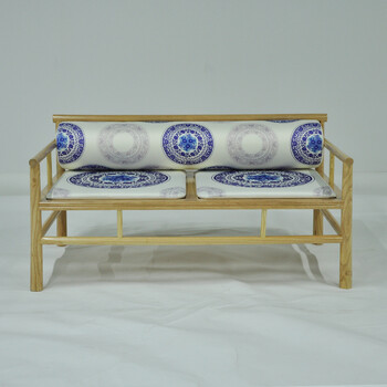 原木色 专柜正品 现代中式 实木沙发 新中式家具