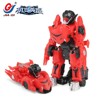 佳奇(jia qi) 机变英盟变形智能机器人战士汽车人玩具