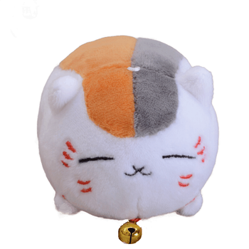 夏目友人帐猫咪老师斑娘口三三表情包挂件动漫周边毛绒公仔玩偶 闭眼