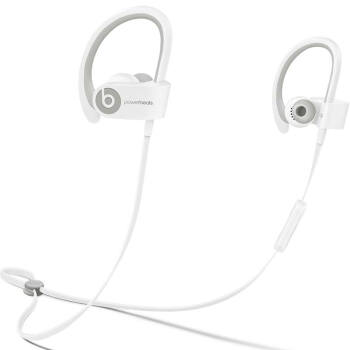 Beats Powerbeats2 by Dr. Dre Wireless 耳机 - 白色 双动力无线版 运动耳机 蓝牙无线 带麦