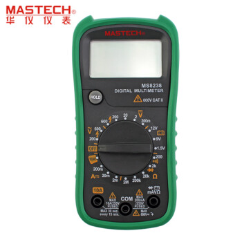 Mastech华仪MS8238掌上型数字万用表 电池测