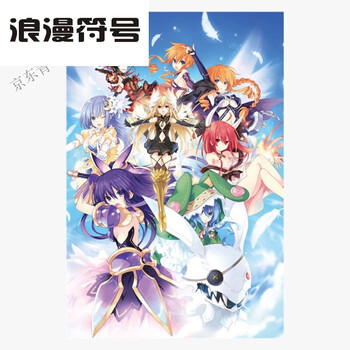 新款约会大作战夜刀神十香时崎狂三四系乃动漫海报宿舍墙纸自粘壁纸