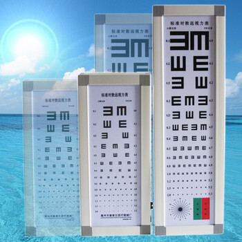 5米标准对数e字c字儿童测视力表挂图标准对数视力表灯光箱 幼儿园ass