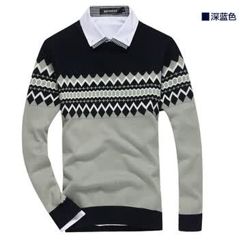 亚度尼斯ado<em></em>nis 2014<em>秋款</em>新品<em>韩版</em>男装针织衫