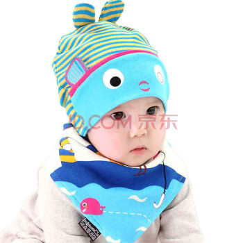 0-3-6-12个月婴儿帽子春秋冬季宝宝帽套头护耳