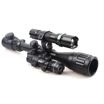 MOBO 4-16倍瞄准镜激光手电一体组合 高清抗