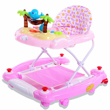 车防侧翻高端儿童宝宝多功能学步车7-18个月音