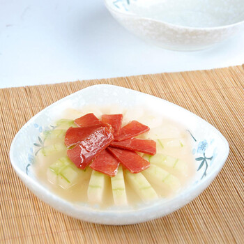 
                                        樱之歌 纯手绘雪花釉日式素瓷三角盘（2只）                