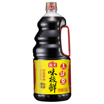 【京东超市】海天 味极鲜 特级 酱油 1.9L