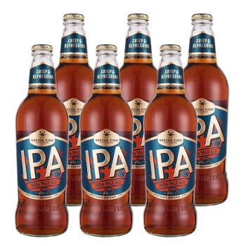 英国进口啤酒格林王IPA啤酒印度淡色艾尔啤酒500mL×6瓶组合