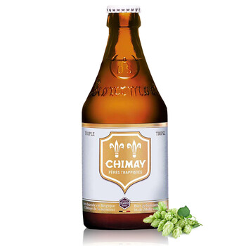 比利时Chimay智美白帽啤酒 比利时原装进口手
