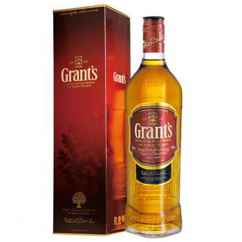 【京东超市】格兰（Grant’s）洋酒 苏格兰威士忌 700ml